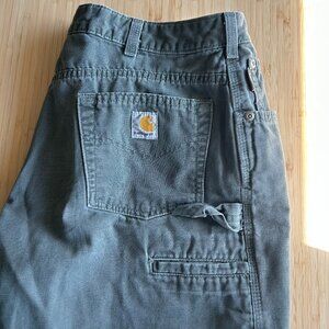Carhartt Women's Carpenter Pants Vintage Grey 12x34